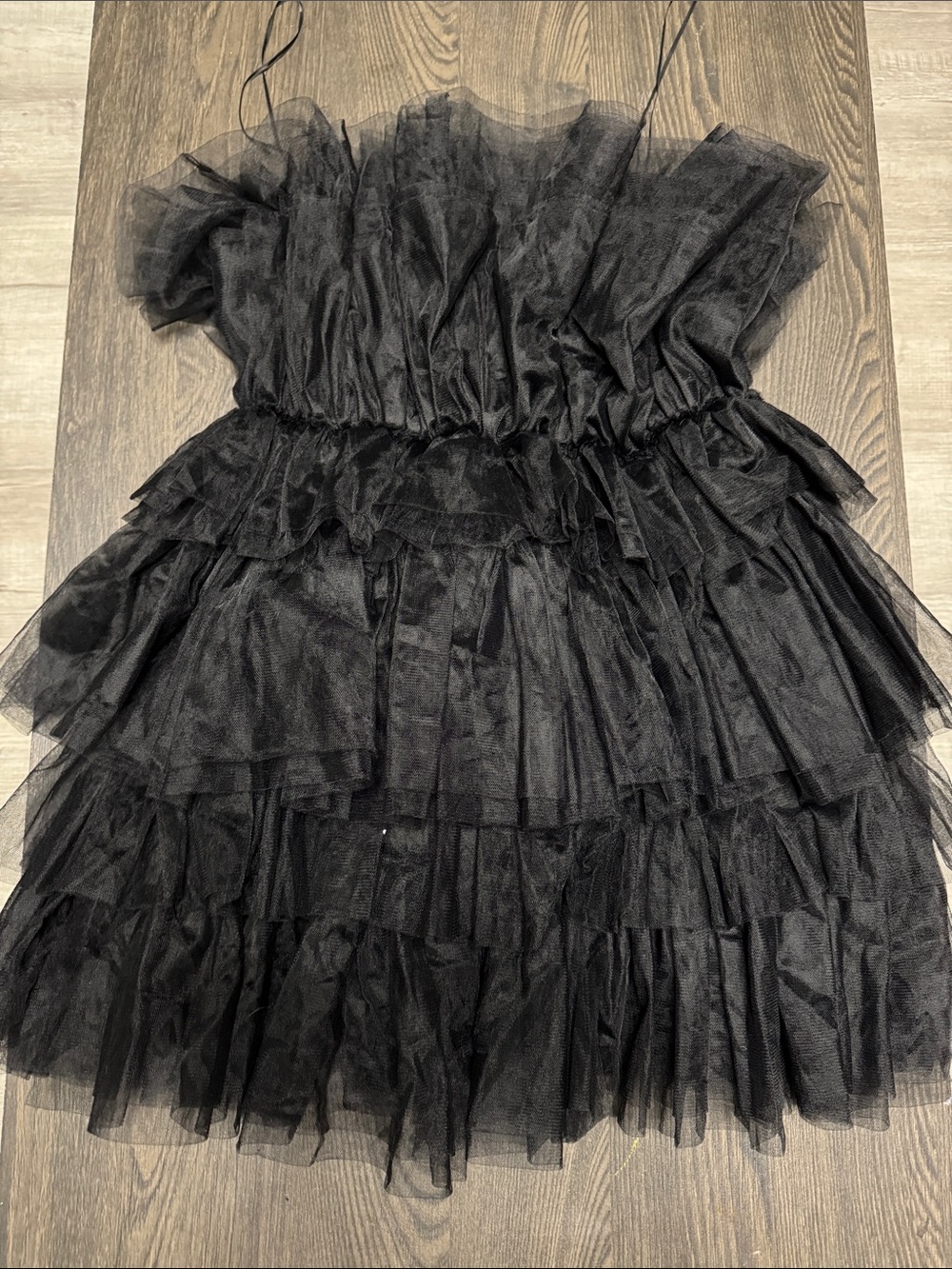 MABLE Black Layered Tulle Skirt